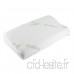 Ruirain-FR 30 x 50cm Sleep Polyester Fiber Slow Rebound Memory Foam Orthopedic Neck White Pillow Health Care Home Sleep and Travel - B07MTGXNTT